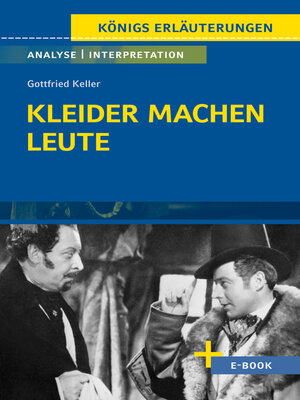 cover image of Kleider machen Leute von Gottfried Keller- Textanalyse und Interpretation